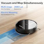 ROPVACNIC Robot Vacuum and Mop with Strong Suction