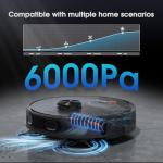 3-in-1 Robot Vacuum Mop with Self-Emptying Base