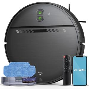 ZC WAS 2-in-1 Robot Vacuum and Mop Combo
