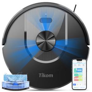 Tikom Robot Vacuum Mop Combo for Pets and Floors