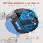 Loorow 3-in-1 Robot Vacuum Mop with Self-Emptying