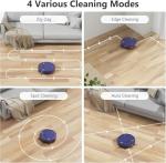 Smart Robot Vacuum and Mop Combo with App Control