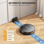 2-in-1 Robot Vacuum Mop Combo for Pet Hair