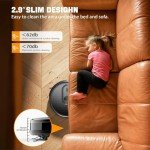 2-in-1 Robot Vacuum Mop Combo for Pet Hair