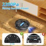 Betboyles Robot Vacuum and Mop Combo, WiFi Enabled