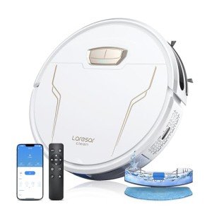 Laresar Robot Vacuum Mop Combo with Strong Suction
