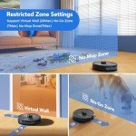 BPMIO Smart Robot Vacuum Mop with LiDAR Navigation