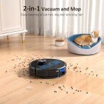 Lubluelu 2-in-1 Robotic Vacuum and Mop Combo