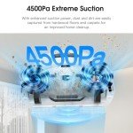 VIPSUN Smart Robot Vacuum Mop with 4500Pa Suction