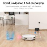 VIPSUN Smart Robot Vacuum Mop with 4500Pa Suction