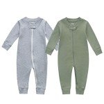 Organic Cotton Zip-Up Sleep N Play for Babies