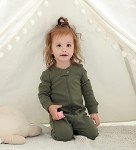 Organic Cotton Zip-Up Sleep N Play for Babies