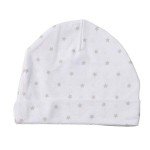 Organic Cotton Baby Cap and Mitten Set - White