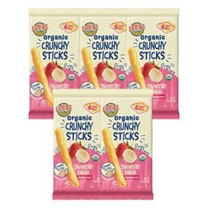 Organic Strawberry Banana Teething Snacks for Babies