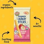 Organic Strawberry Banana Teething Snacks for Babies