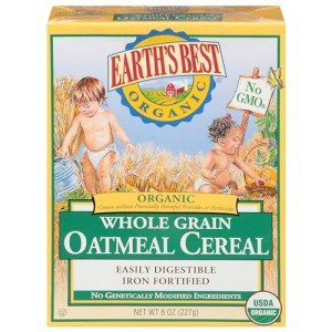 Earth's Best Organic Oatmeal Baby Cereal, 8 oz