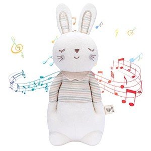COTTONEBEBE Organic Stuffed Animal with Lullaby Music