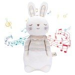 COTTONEBEBE Organic Stuffed Animal with Lullaby Music