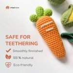 Chippi & Co Organic Crochet Baby Rattle & Doll