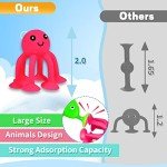 Suction Cup Ocean Animal Bath Toy Set, 18 Pcs
