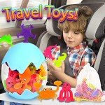 Suction Cup Ocean Animal Bath Toy Set, 18 Pcs