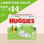Huggies Natural Care Unscented Baby Wipes