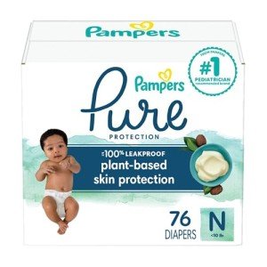Pampers Pure Protection Size 0 Newborn Diapers