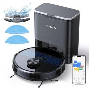Smart Robot Vacuum Mop with Self-Emptying Station