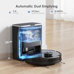 Smart Robot Vacuum Mop with Self-Emptying Station