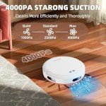 Kiseely 4000Pa Robot Vacuum and Mop Combo