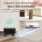 Kiseely 4000Pa Robot Vacuum and Mop Combo