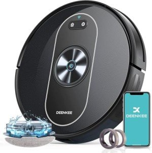Deenkee Robot Vacuum Mop with Strong Suction