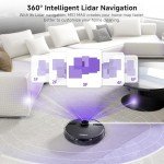 MONSGA Lidar Robot Vacuum Mop with Self-Emptying