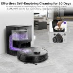 MONSGA Lidar Robot Vacuum Mop with Self-Emptying