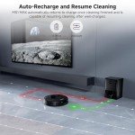 MONSGA Lidar Robot Vacuum Mop with Self-Emptying