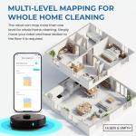 Olsen & Smith Smart Robot Vacuum Mop, 6500Pa Suction