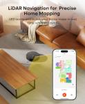 Uninell Robot Vacuum Mop with 5000Pa Suction