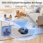 Lubluelu Robot Vacuum Mop with Self-Emptying Station