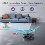 EASINE S20 Robot Vacuum Mop with Self-Empty Station