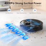 Lubluelu Robot Vacuum Mop with Self-Emptying Station