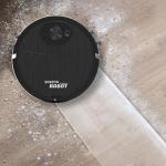 Ultra Slim Quiet Robot Vacuum Mop for Floors