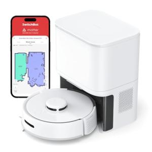 SwitchBot K10+ Mini Self-Emptying Robot Vacuum
