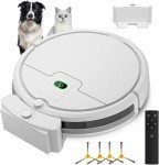 ENCHE 2000Pa Slim Robot Vacuum Mop for Pets