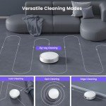 OKP K5P Robot Vacuum Mop with Strong Suction