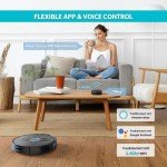 Deenkee Robot Vacuum Mop with Strong Suction