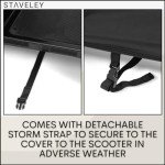 Heavy Duty Waterproof Mobility Scooter Cover - Black