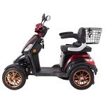 Green Power JH500 4-Wheel Electric Mobility Scooter Red