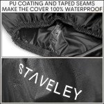 Heavy Duty Waterproof Mobility Scooter Cover - Black