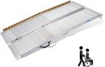 5FT Folding Aluminum Wheelchair Ramp for Easy Access