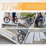 5FT Folding Aluminum Wheelchair Ramp for Easy Access